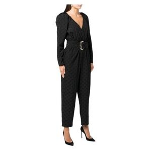 Tanya Taylor Black Talisia Jumpsuit size Small